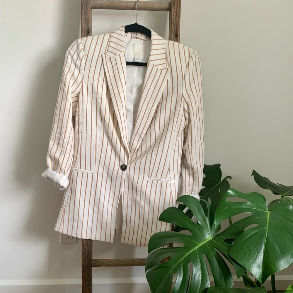 H&M Pinstripe Blazer